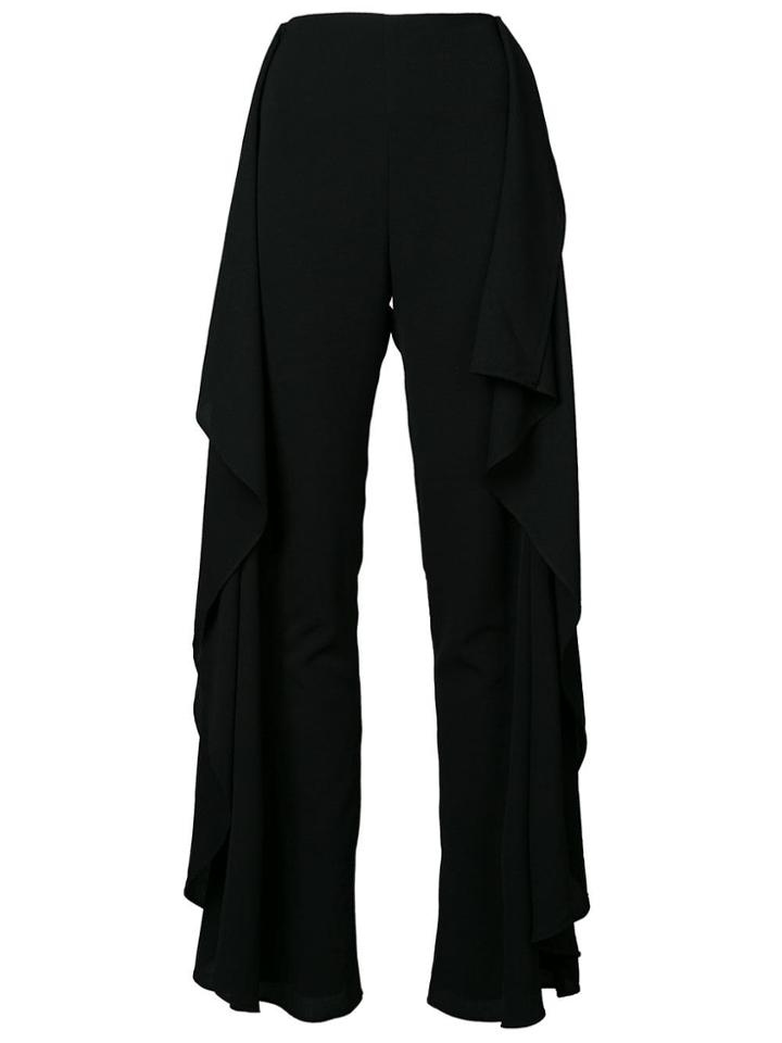 Paula Knorr Sheer Roll Neck Top - Black