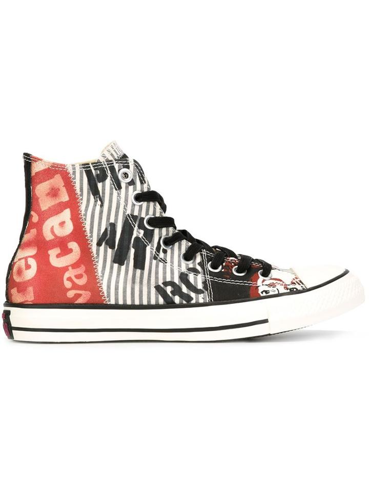 Converse Chuck Taylor All Star Sex Pistols Hi-top Sneakers, Adult Unisex, Size: 45, Black, Cotton/rubber