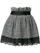 Faith Connexion Lace Trimmed Shorts - Black