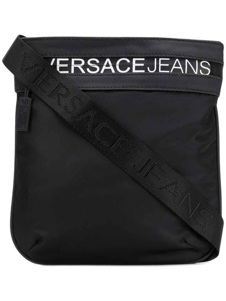 Versace Jeans Logo Side Bag - Black
