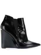 Burberry Vintage 2000's Wedge Boots - Black