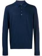Ps Paul Smith Knitted Polo Shirt - Blue