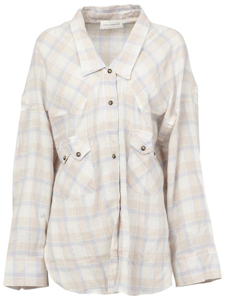 Faith Connexion Checked Shirt - Pink & Purple