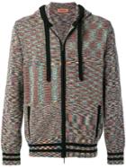 Missoni Fine Knit Zipped Hoodie - Black