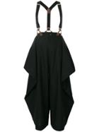 Jean Paul Gaultier Vintage Suspenders Trousers - Black