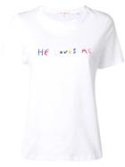 Chinti & Parker He Loves Me T-shirt - White