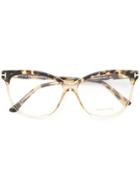 Tom Ford Eyewear Cat Eye Glasses - Neutrals