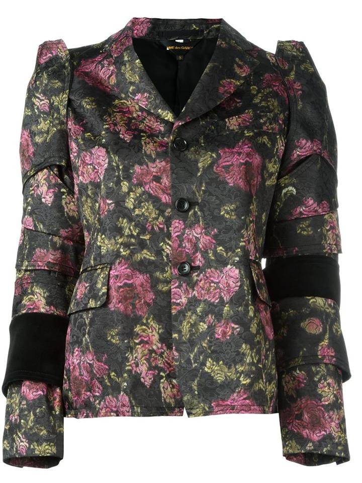 Comme Des Garçons Flowers Jacquard Jacket