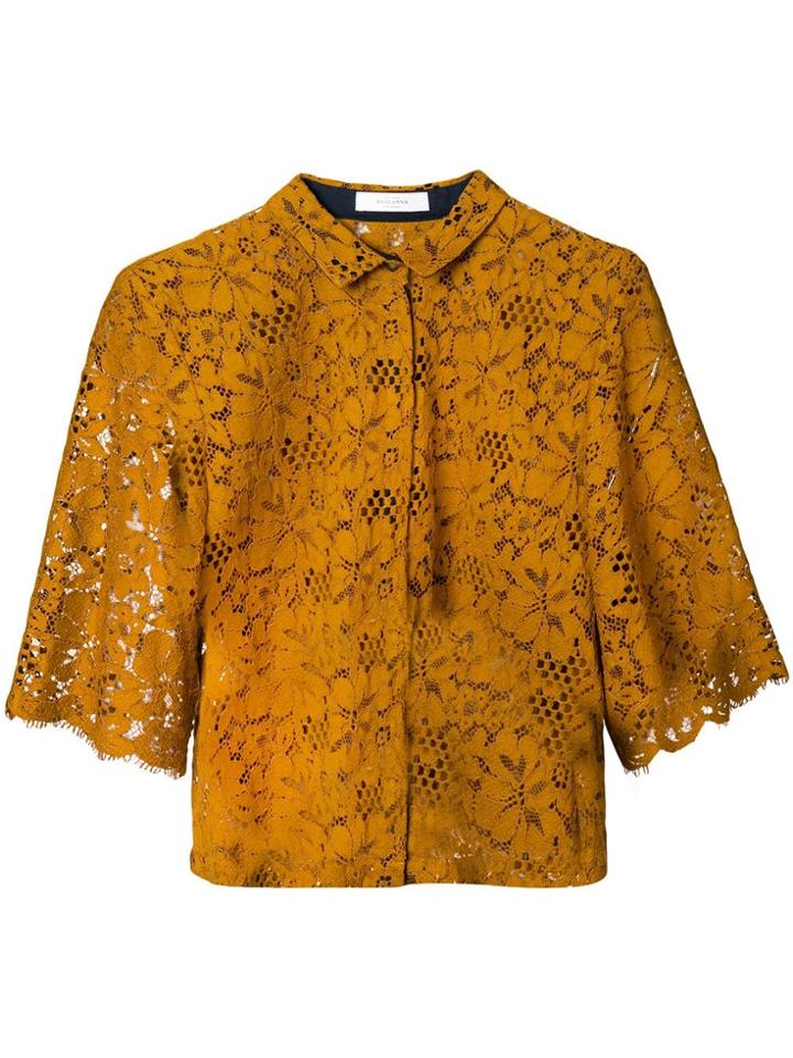 Roseanna Lace Loose Fit Shirt - Yellow & Orange