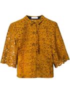 Roseanna Lace Loose Fit Shirt - Yellow & Orange