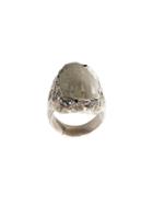 Tobias Wistisen Diamond Flat Surface Ring - Grey