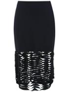 Gloria Coelho Cut Out Details Skirt - Blue