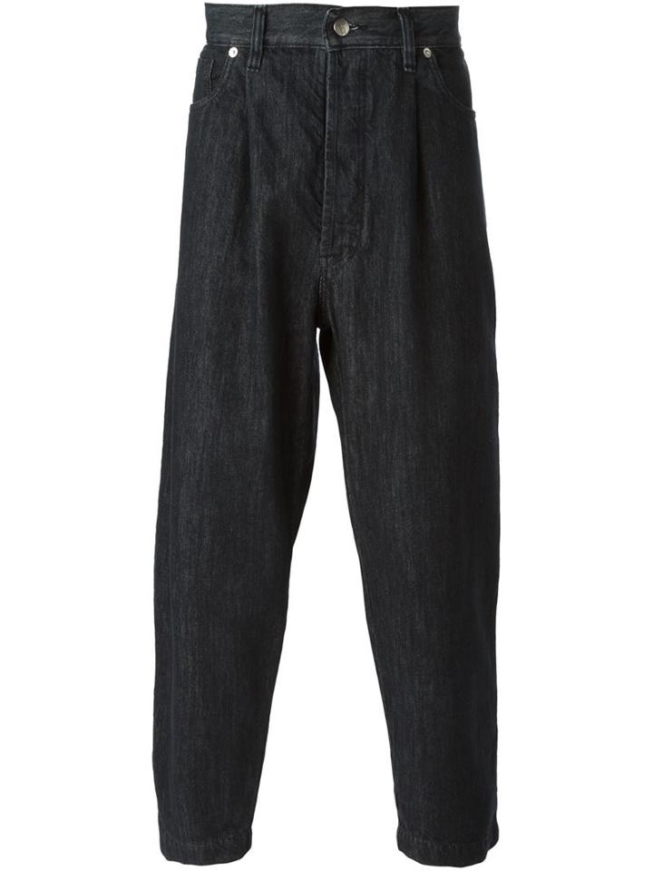 Société Anonyme Wide Leg Jeans, Adult Unisex, Size: Xs, Black, Cotton