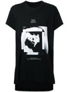 Julius Text Print T-shirt - Black