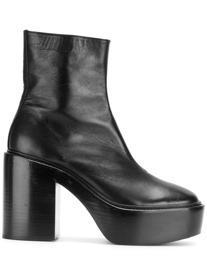 A.f.vandevorst Platform Ankle Boots - Black