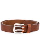 Closed - Double Hole Belt - Men - Leather - 85, Brown, Leather