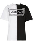 Versace Vintage Logo Two-toned T-shirt - Black