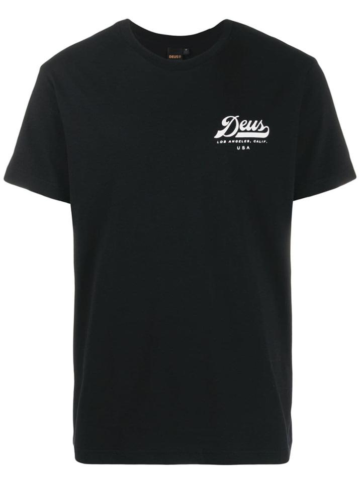 Deus Ex Machina Logo T-shirt - Black