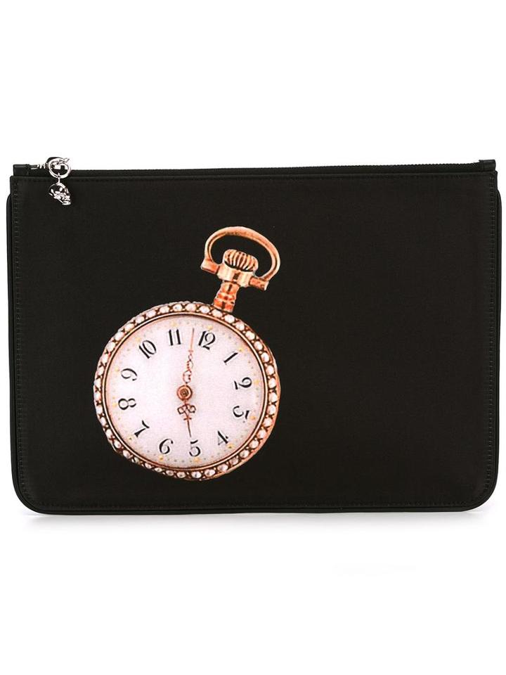 Alexander Mcqueen 'big Obsession' Clutch, Women's, Black