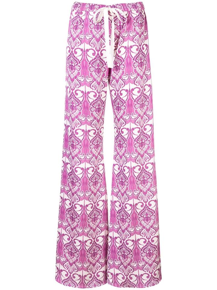 Alexis Odille Wide-leg Trousers - Purple