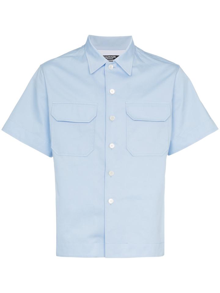 Calvin Klein 205w39nyc Short Sleeve Shirt - Blue