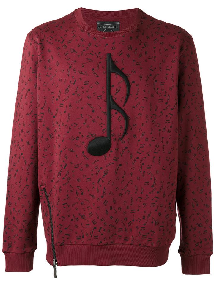 Super Légère All-over Sweatshirt, Men's, Size: Large, Red, Cotton