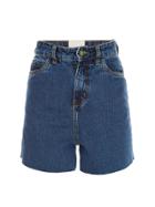 Framed High Rise Denim Shorts - Unavailable