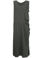 Y's Oversized Cut-out Dress - Grey