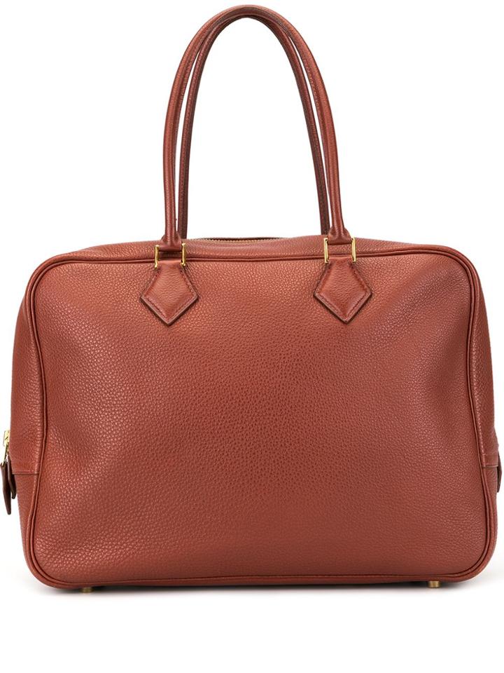 Hermès Pre-owned Plume 32 Hand Bag - Brown