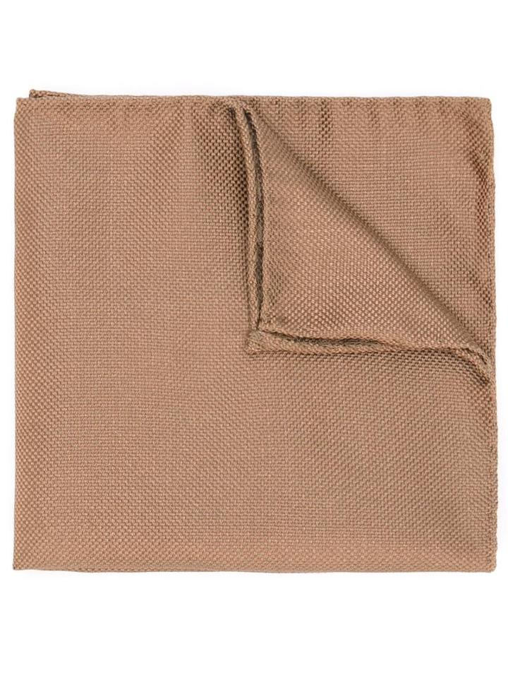 Dsquared2 Classic Pocket Square, Men's, Brown, Silk