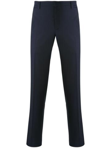 Aiezen Front Crease Trousers - Blue