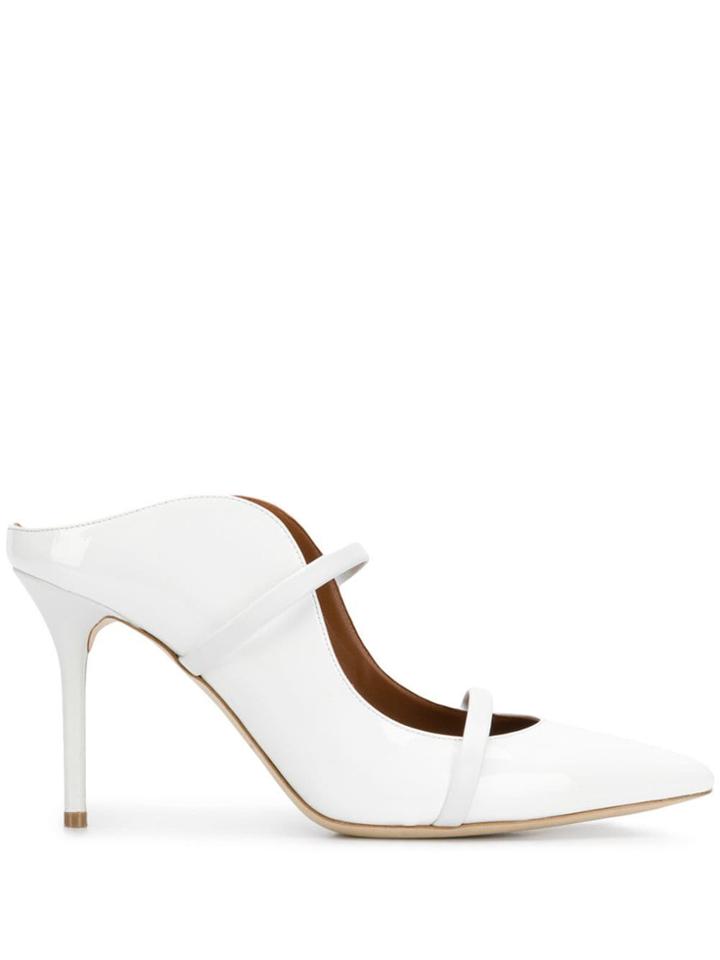 Malone Souliers Maureen Mules - White