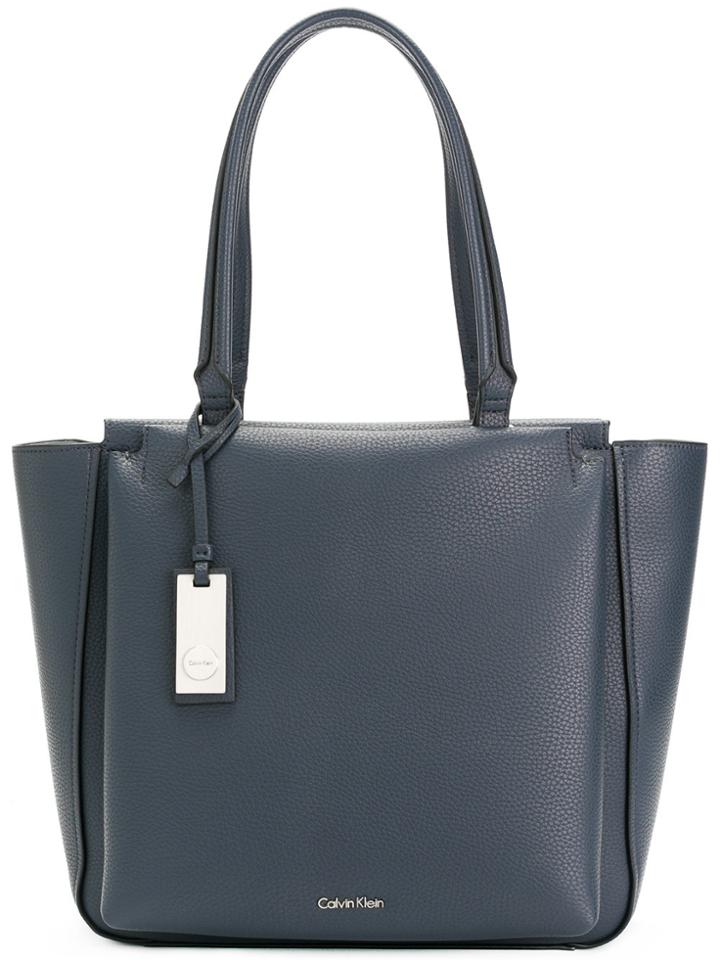 Calvin Klein 205w39nyc Front Pocket Tote Bag - Blue