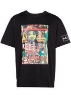 Haculla Help Me Printed T-shirt - Black