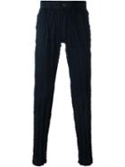 Issey Miyake Men Creased Skinny Trousers