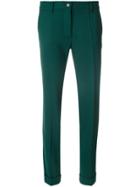 P.a.r.o.s.h. Cropped Slim Fit Trousers - Green