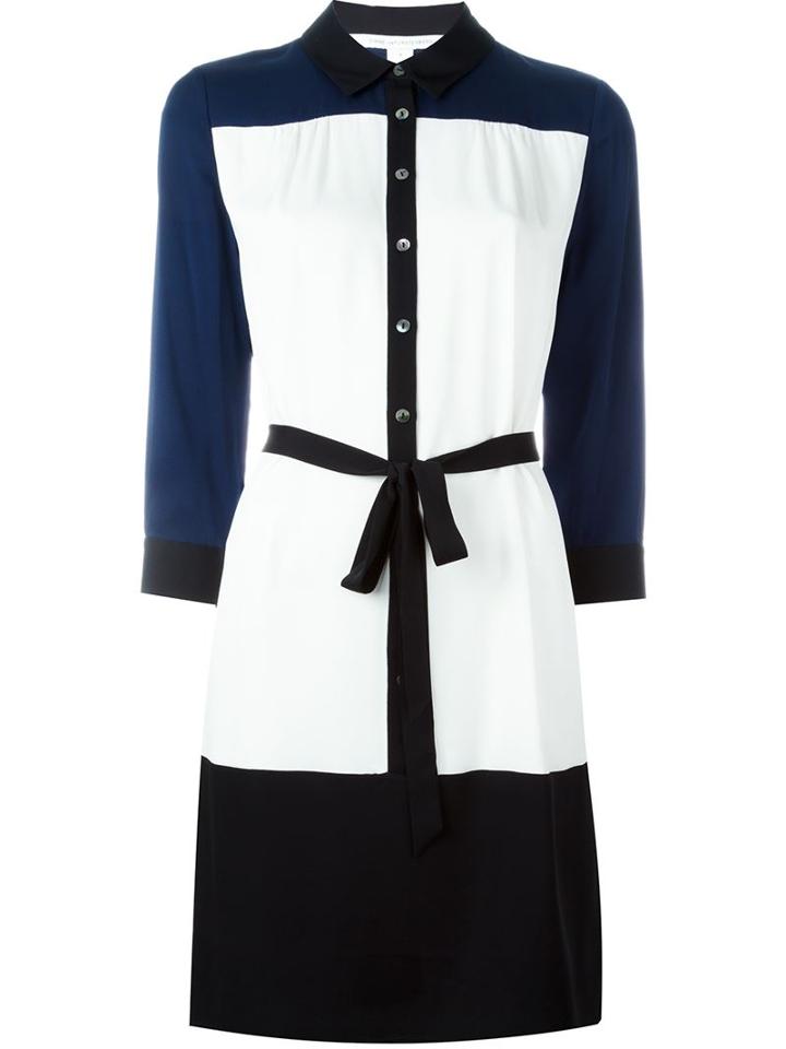 Diane Von Furstenberg Colour Block 'billie' Dress