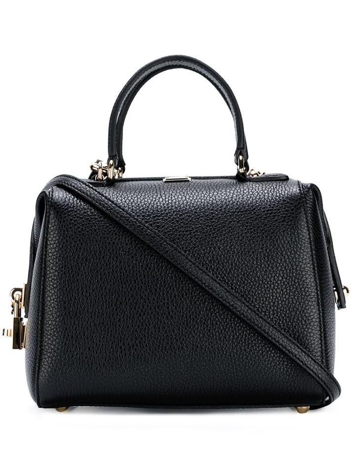 Dolce & Gabbana Mini 'miss Sicily' Bowler Tote, Women's, Black