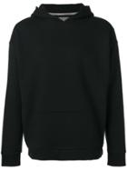 Calvin Klein Branded Hem Hoodie - Black
