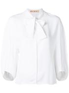 Marni Pussy Bow Blouse - White