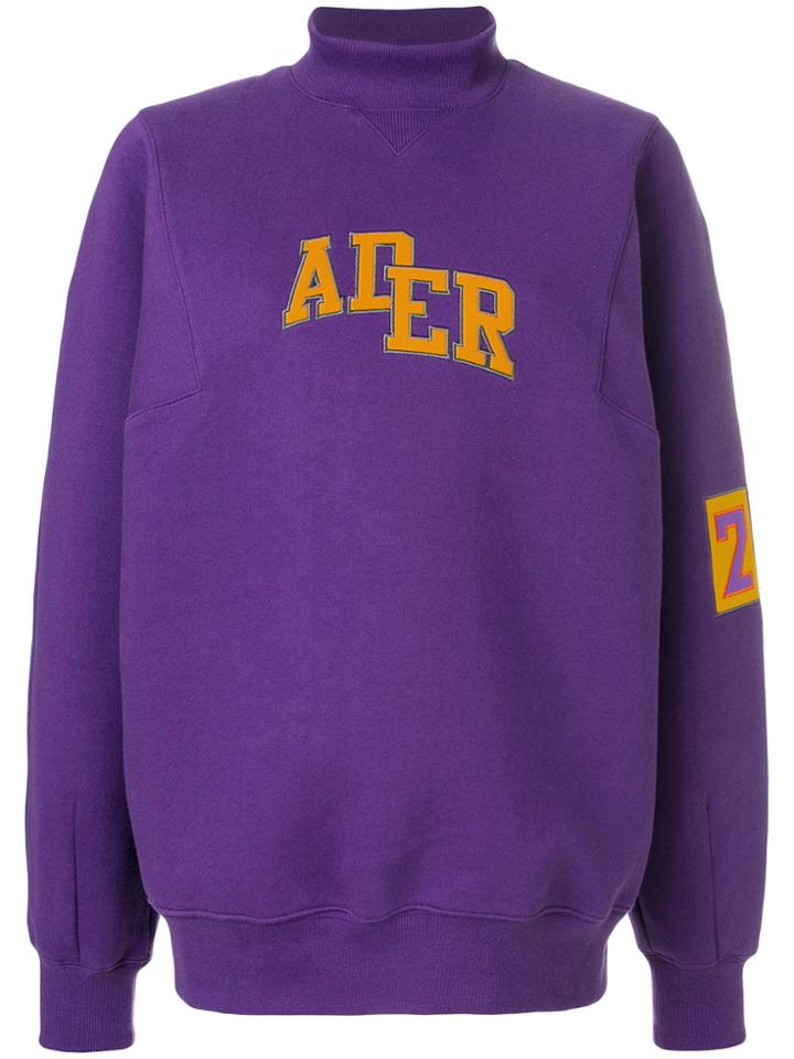Ader Loose Fit Sweatshirt - Pink & Purple