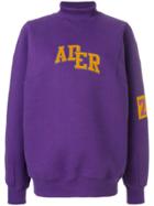Ader Loose Fit Sweatshirt - Pink & Purple