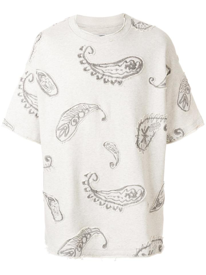 Wooyoungmi Embroidered Applique T-shirt - White