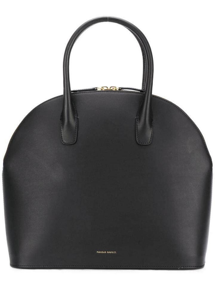 Mansur Gavriel Top Handle Rounded Bag - Black