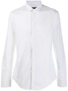 Emporio Armani Classic Shirt With Concealed Fastening - White