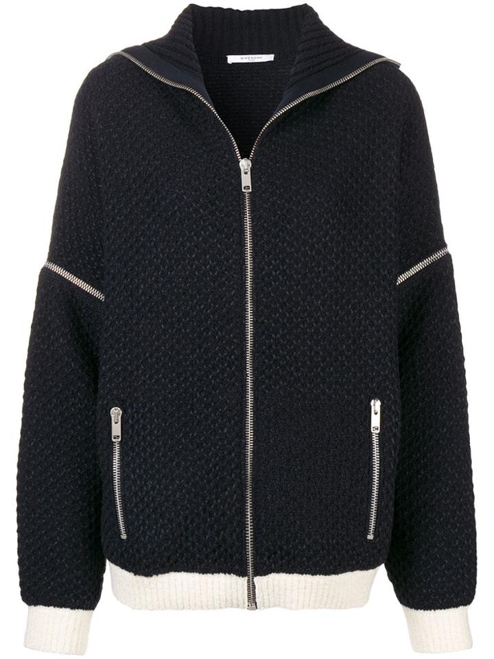 Givenchy Zipped Cardigan - Blue