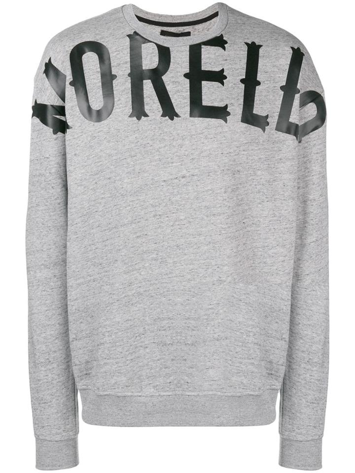 Frankie Morello Logo Sweatshirt - Grey