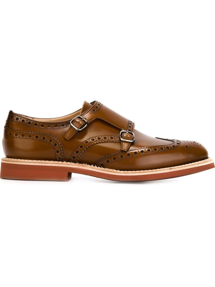 Church's Perforated Monk Shoes