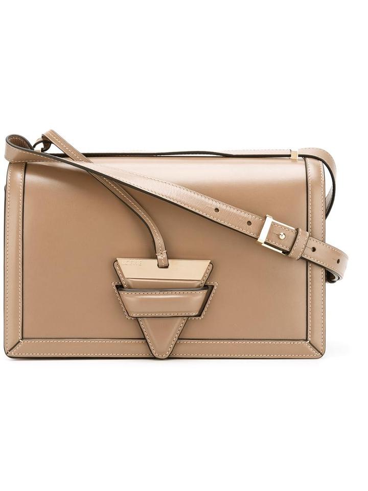 Loewe 'barcelona' Crossbody Bag, Women's, Brown, Calf Leather