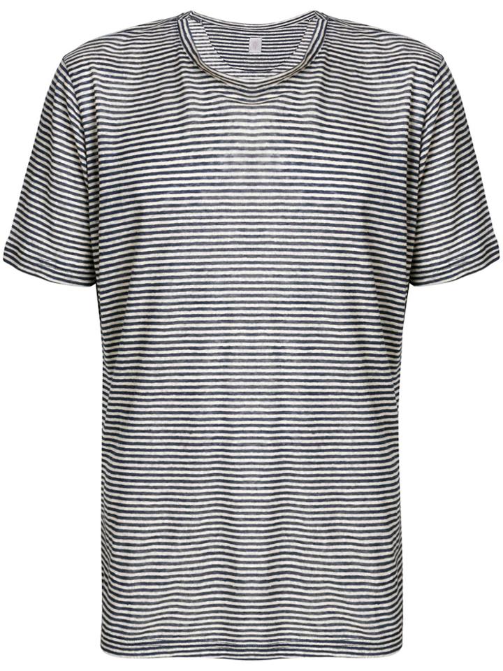 Eleventy Striped T-shirt - Nude & Neutrals